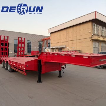 3Axles Lowbed Semi Trailer Will be Ship Guyana